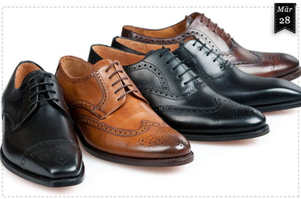 Verschiendene Brogue-Varianten von SHOEPASSION.com